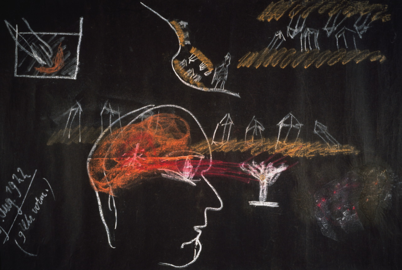 magictransistor:  Rudolph Steiner. Blackboard Drawings. 1920s.