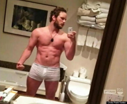 XXX  Chris Pratt - nothing like a movie to put photo