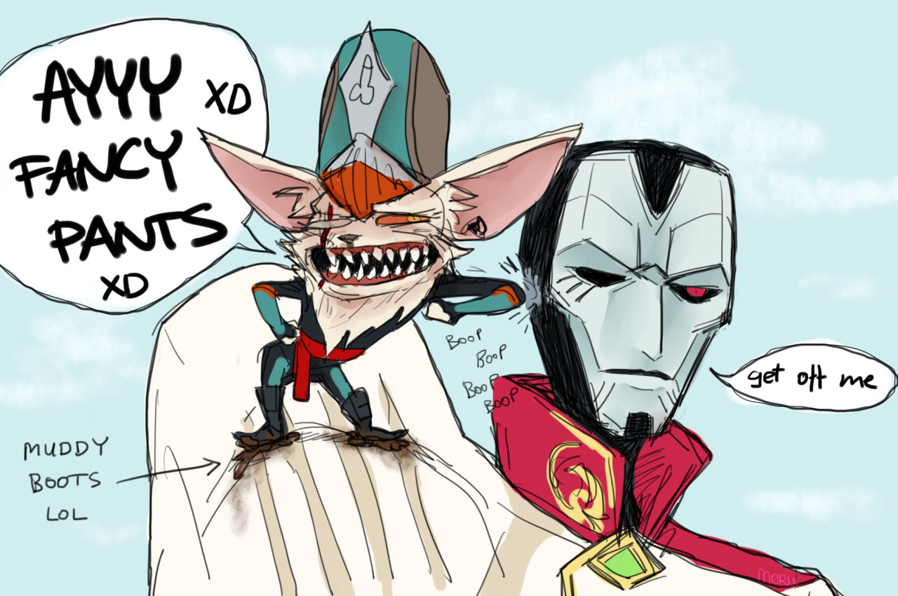 moruboru:  kled can say ‘shit’ ‘piss’ ‘ass’ but jhin cant have his nsfw