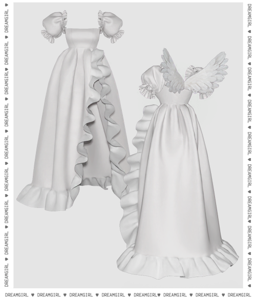  ♡ ruffle gown ♡ ft. naomi stardust & ysabella celeste formosa from vous entertainment ✨new mesh