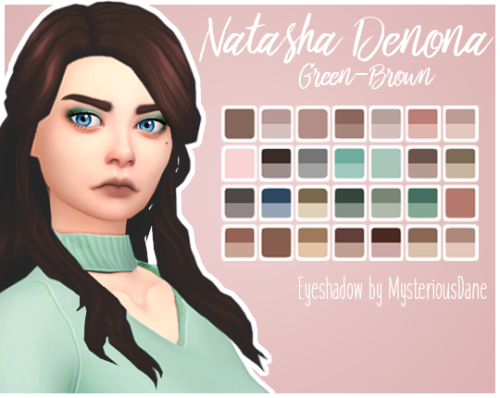 mysteriousdane: Natasha Denona Green-Brown Eyeshadow Palette Yet another palette requested by our ve