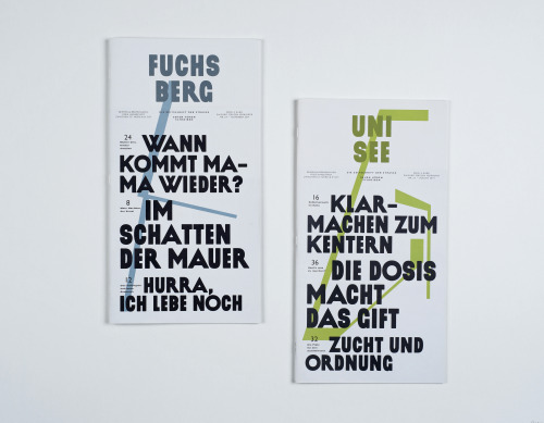 Zeitschrift der Straße Satz, TypografieIllustration: Elburuz FidanLeitung: Prof. Andrea Rauschenbusc
