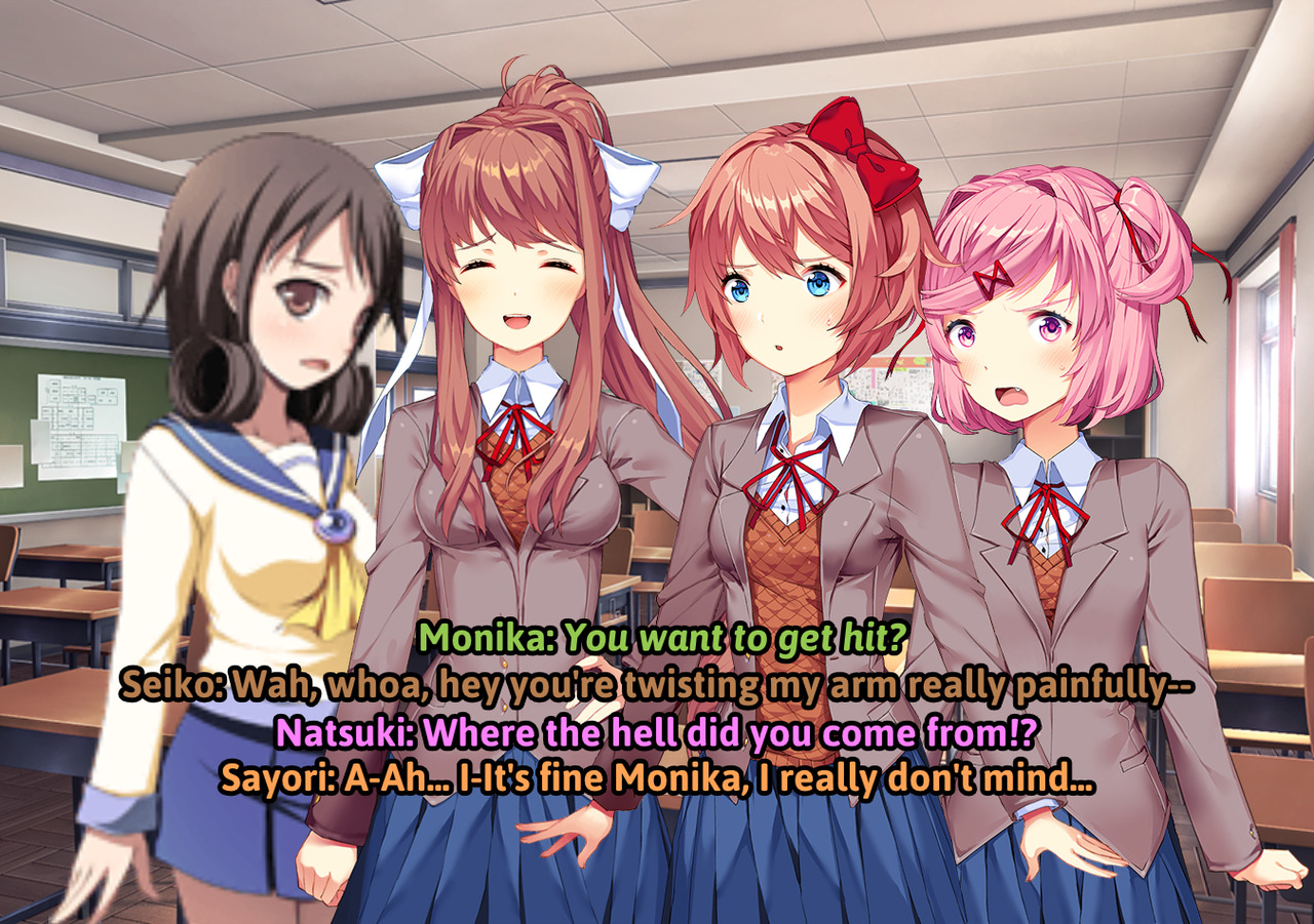 Dokis Doing Their Best! — In which both Monika and Yuri appear to have...