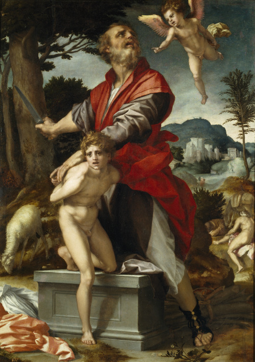 The Sacrifice of Isaac, Andrea del Sarto, c. 1522. Museo del Prado, Madrid, Spain.