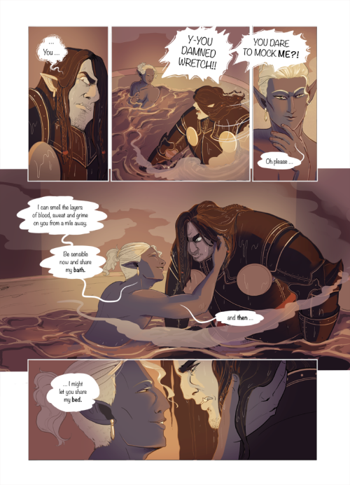 Long time no art, but here’s a small comic with Heidrek and Dorn being idiots again. I’ve had the sc