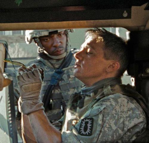 shittymoviedetails:  In Avengers: Endgame (2019) we see a flashback to Falcon and Hawkeyes military service. This a subtle nod to the fact that I watched the Hurt Locker instead
