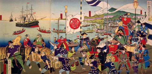 Today in History, July 8-14th, 1853, Commodore Perry Opens Relations with Japan at the Point of a Gu