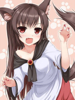 trin76:  imaizumi kagerou (touhou) drawn