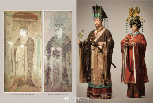 fuckyeahchinesefashion: Chinese fashion | Recreation of Dunhuang culture by 楚和听香