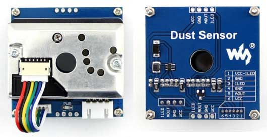 Color : 3# DIY GP2Y1051AU0F Dust Sensor Module PM2.5 Temperature Detection Development Board with Evaluation Display Z Durable 