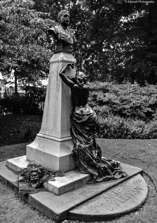 Photo: Memorial to Arthur Sullivan in Embankment Gardens, LondonDate Taken: 4th July 2021