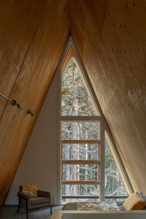 keepingitneutral: A-Frame Cabin, Snoqualmie Pass, Washington State, USA, Stephenson Design Collectiv