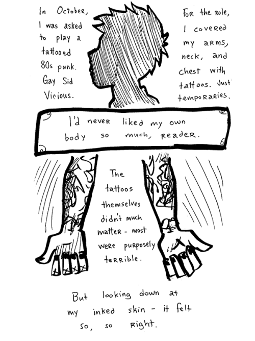 stananigans:And now, Uncle Stan’s tattoo wishlist. (I am informed that I have added an extra hour an