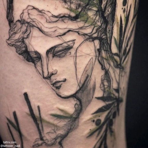 tattrx: Tattooer Nadi | Seoul Korea CONCEPT : Athena, Greek goddess of reason, intelligence, arts an