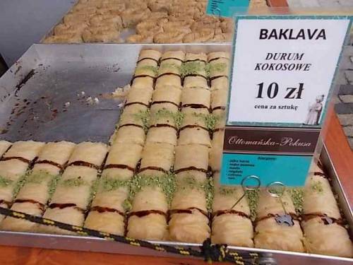 Various kinds of baklava sweets - cookies. South european & mediterranean stuff.