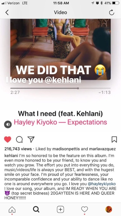 kiyokonetwork: Hayley’s Instagram Story