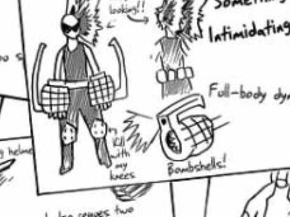 bakugousface:  this child legit wrote he wanted to kill with his knees 