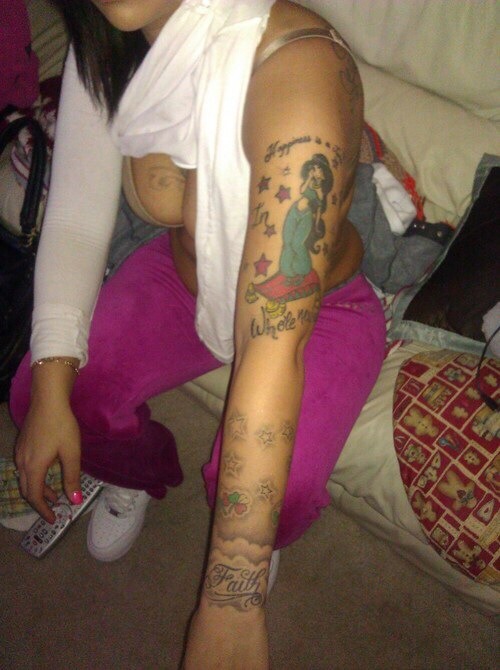 XXX goldieloc:  showoff that ink baby photo