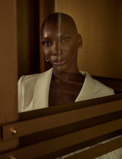 olliviacooke:Michaela Coel wears Thebe Magugu AW21 to the Emmys After Party (2021), styled by Zerina Akers.