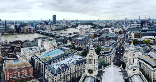 The view of and from the St. Paul’s Cathedral