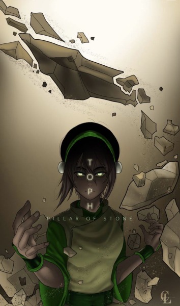 zukka-atla:The Gaang and their elements (Not my art) Check him out at  _le_chingu