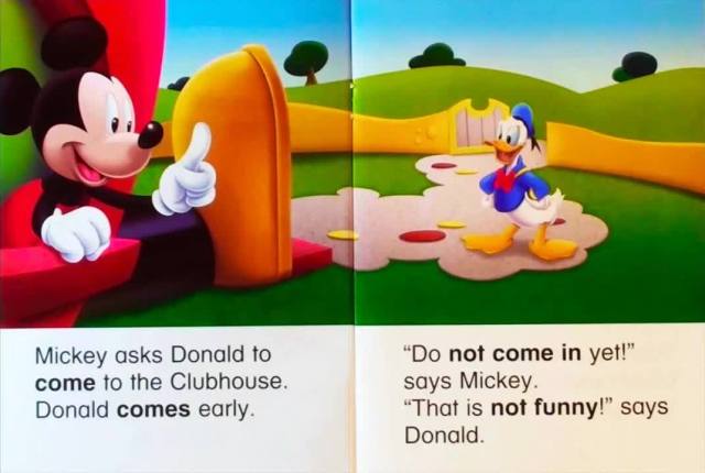 Mickey Mouse Clubhouse Storybook Donald at The Door #disney books #mickey and friends #mickey mouse#donald duck#goofy goof#minnie mouse#daisy duck #mickey mouse clubhouse