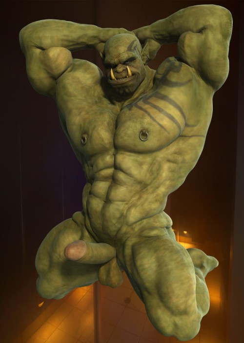 noctispl: More Green Muscle Showoff.