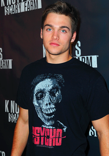 liamsdunbar:  Dylan Sprayberry attends the Knott’s Scary Farm Black Carpet at Knott’s Berry Farm on October 1, 2015 in Buena Park, California. 