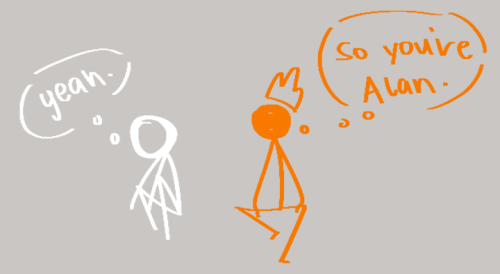 Every Version Of You Is My Best Friend, Forever. (Creator Stickman AU X King Of Minecraft AU)