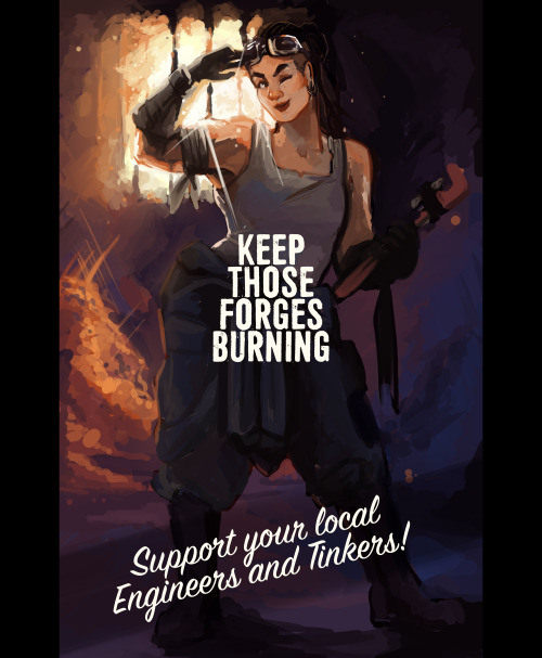 jiinsy:Another war poster for Dystopia Rising. This one for all my fixers and builders out there! 