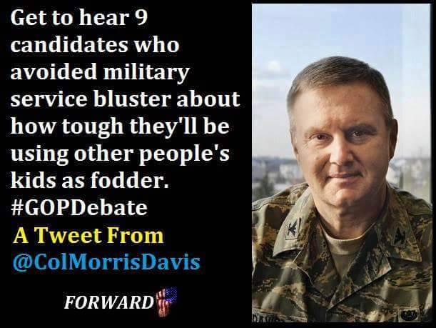 liberalsarecool:  Republicans love their chickenhawks. The more deferments, the more