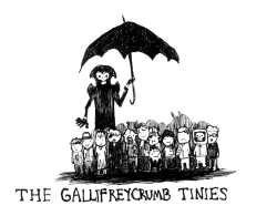 doctorwho:  ‘The Gallifreycrumb Tinies’ Edward Gorey-style Doctor Who parody by savethewailes  