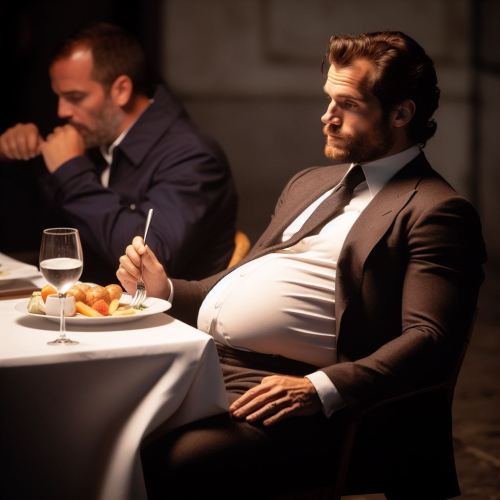 Henry Cavill Spotted Having Dinner, Showing Off His Fuller Figure Ahead Of New Film. (PART 1)