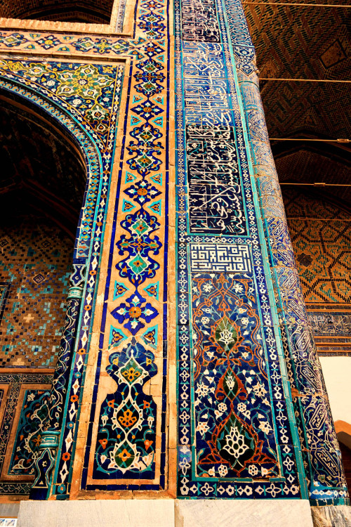 ghasedakk:Tile designs from the blue mosque of Herat