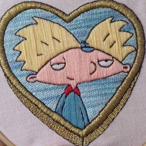 prodigioustrash:All done!💖Custom Arnold patch, just need to cut it and back it🙌 