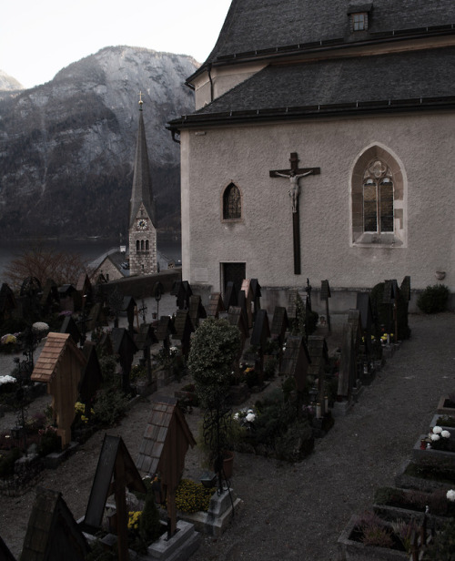 ravenbirth: Memories of melancholic early November-romanticism in Hallstatt© feralravenmain tum