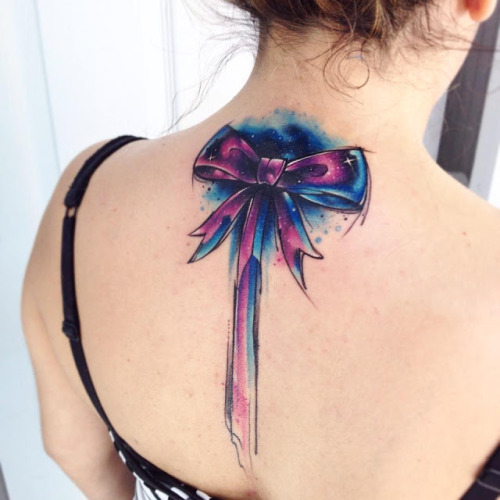  — Bow Tattoo on Back