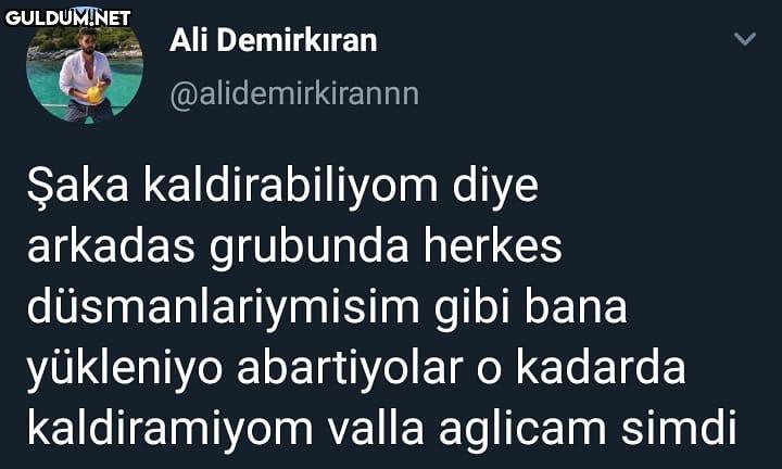 Ben de böyleyim Ali...