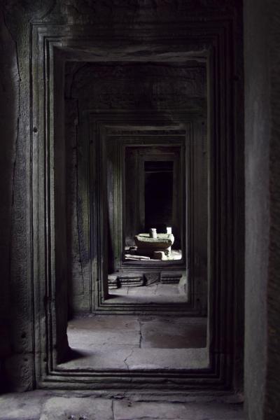 Infinite doors, Angkor Wat, Cambodia.