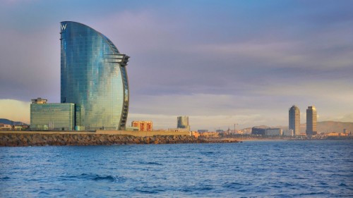 (via The W Hotel in Barcelona by Ricardo Bofill (3)) Barcelona, Catalonia, Spain