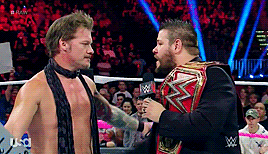 specialagent-dalecooper: kevin owens and his bff chris jericho 