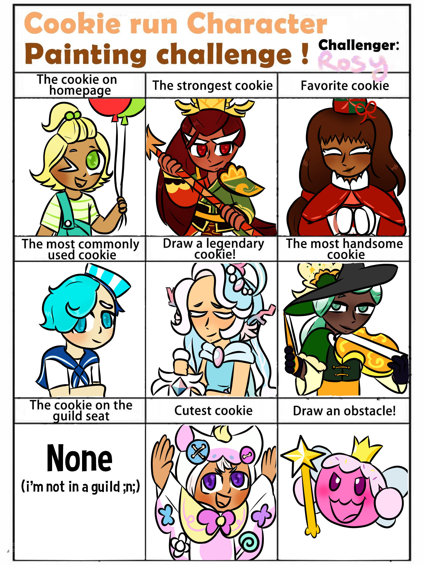 Cookie Run Art Challenge Explore Tumblr Posts And Blogs Tumgir