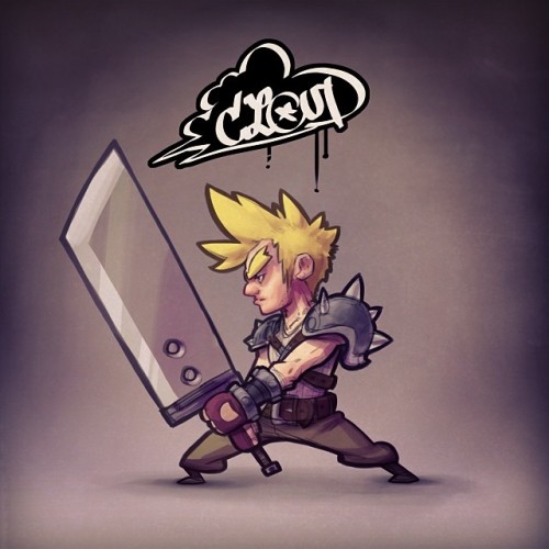 pixalry:  Final Fantasy VII Character Remixes - Created by Kevin Merriman Follow him on Tumblr | Blog | Artist’s Shop