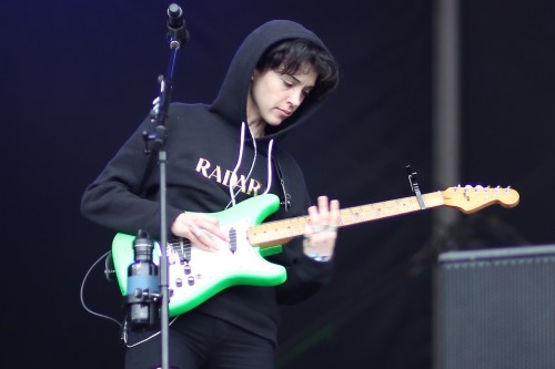 ifuckinglovestvincent:St. VincentSoundcheck @ Greenman FestivalBrecon Beacons, UK // 23 August 2015B