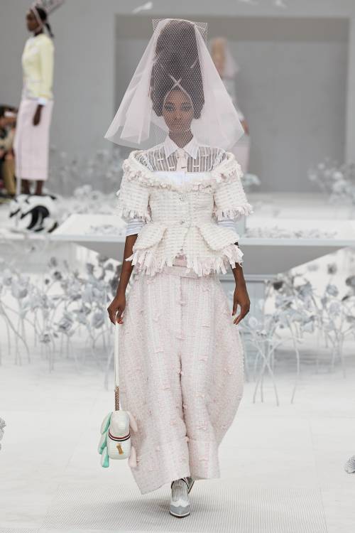 tami williams at thom browne s/s 2020