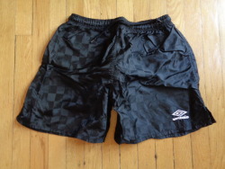 vascooby:  Black nylon Umbro short, MediumSold