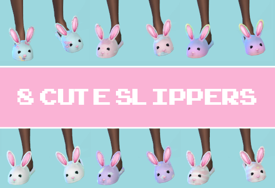 8 Cute Slippers• Before download the file, read the terms of use.
• How to install: extract the files and copy the *.package file and paste in
Electronic Arts\The Sims 4\Mods.
• Wait 5 sec and skip the ad.
• Made with Sims 4 Studio.
Download