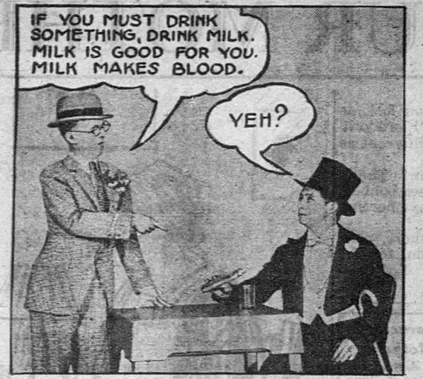 yesterdaysprint: Wheeler &amp; Woolsey   pose for a Mark Hellinger comic in the