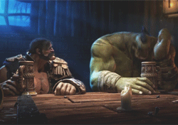 ramavatarama:  wywent: Bottoms up Moments after their encounter with Chen Stormstout