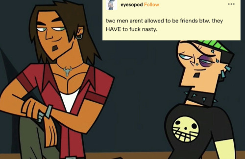 TOTAL DRAMA TEXT POSTS
